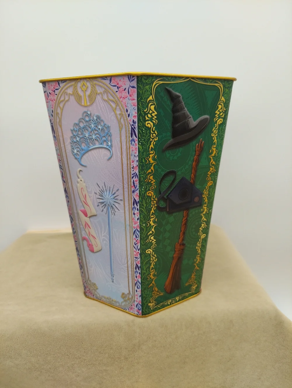 Rare Wicked 2 For Good In Movie 2025 Tin Hexagon Popcorn Bucket